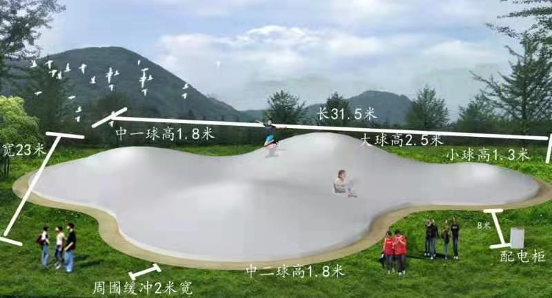 九龙坡景区采购充气蹦蹦云设计